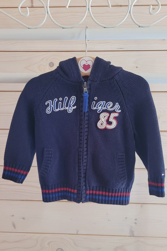 Navy, Red & White Tommy Hilfiger Hoodie 6-9 months