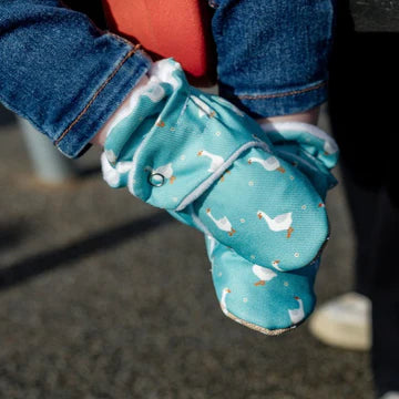 Teal - Water Resistant Stay On Baby Booties With Non-Slip Soles | Snugabugz