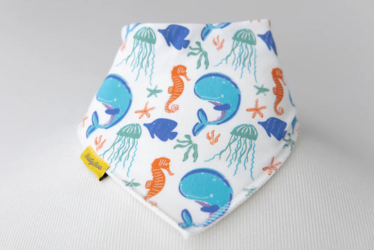 Sea Squad organic cotton DribbleBoo bandana bib