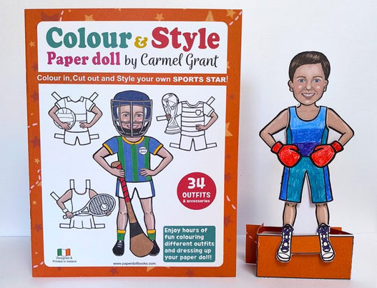 Sports Star – Paper Doll Book