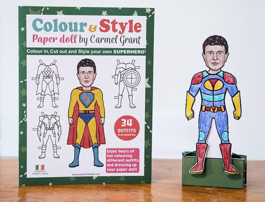 Superhero – Paper Doll Book