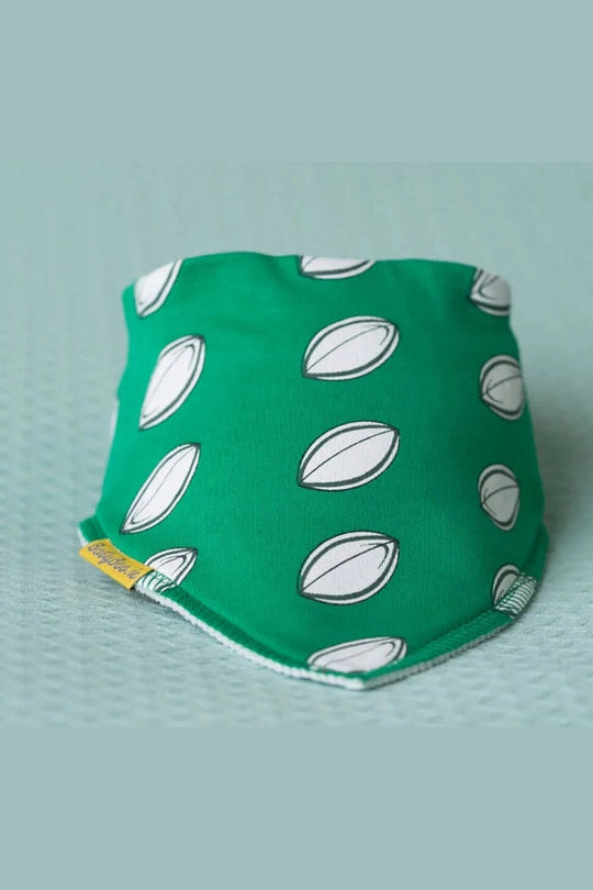 Irish Rugby organic cotton DribbleBoo bandana bib