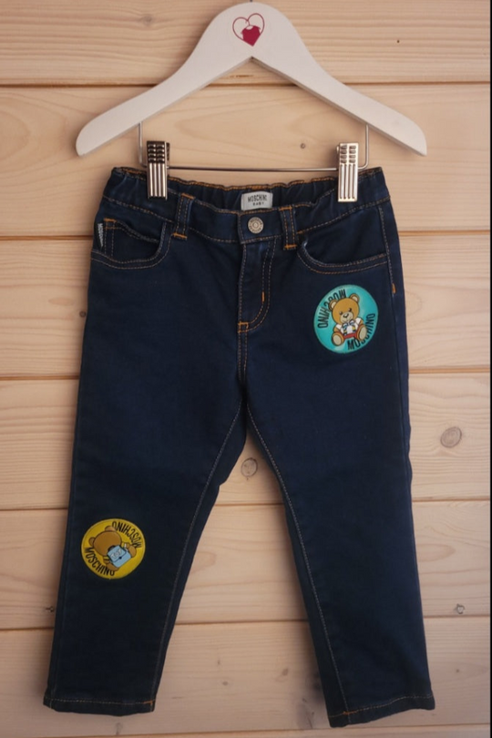 Moschino Regular Denim Casual Blue Jeans Size 2 years