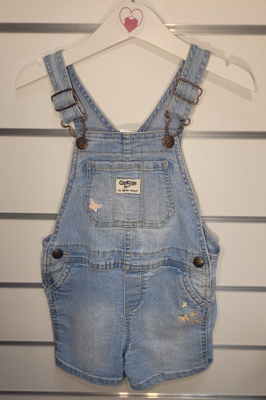 OshKosh B'gosh Shortall with Butterfly Motifs
