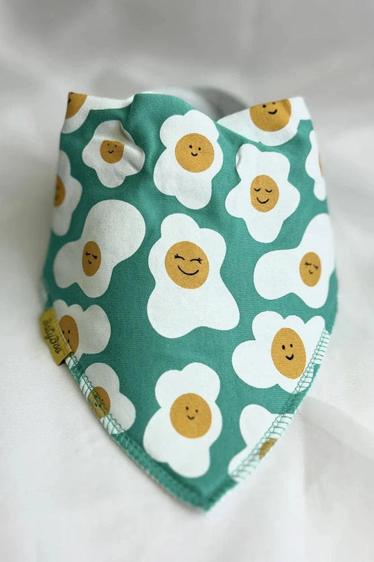 Sunny side up Organic Cotton DribbleBoo Bandana bib