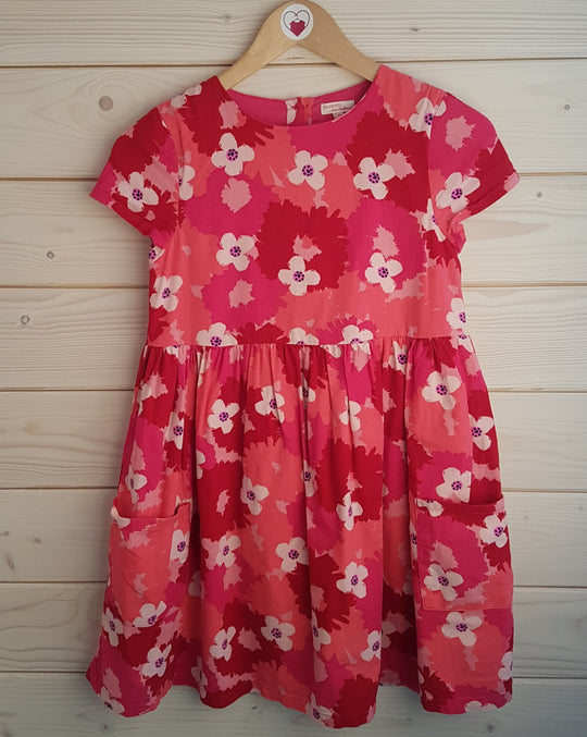 Pink & Red Floral Dress (12 Years)